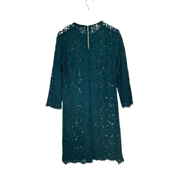 NWOT Dynamite Women’s Teal Green Lace Unlined 3/4 Sleeves Dress Size Small - Picture 15 of 15
